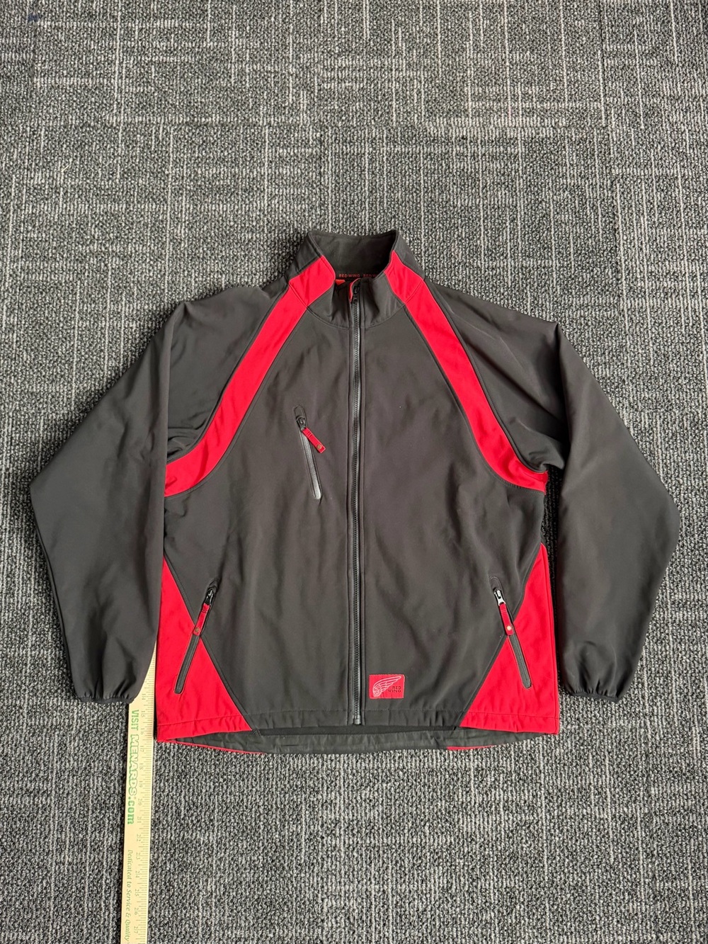 Men's Red Wing Black and Red Performance Softshell Jacket XL